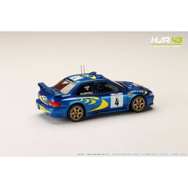 ホビージャパン 1/43 スバル インプレッサ No.4 1997 WRC ツール・ド