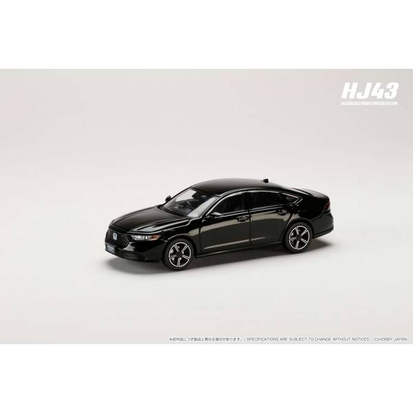 ホビージャパン 1/43 ホンダ アコード クリスタルブラック・パール 完成品ミニカー HJ431008BK