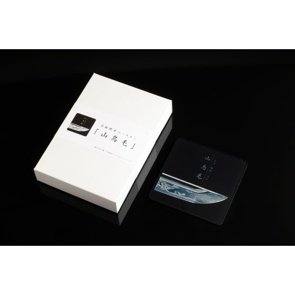 刀剣標本アクリルコースター「山鳥毛」A（峰）