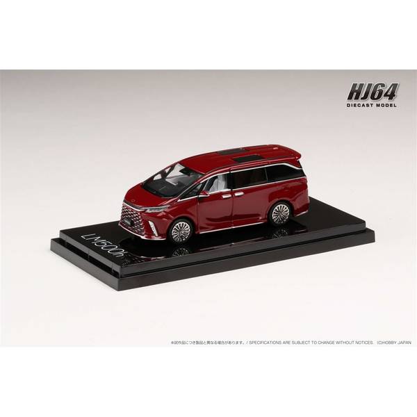 ホビージャパン 1/64 レクサス LM500h 左ハンドル仕様/4座 ソニックアゲート 完成品ミニカー HJ641076BR