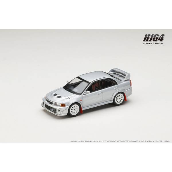 ホビージャパン 1/64 ミツビシ ランサー GSR エボリューション 6 T.M.E CP9A 2000 マッドフラップ付き シルバー 完成品ミニカー HJ642033BS
