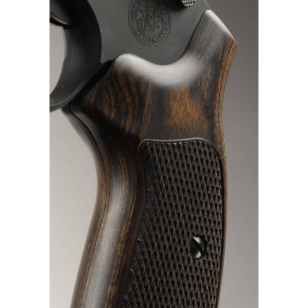 【8月再販予約】ホビージャパン 《直販限定》S&W Kフレームスクエアバット対応コンバットシューティンググリップ/ダークブラウン 240503