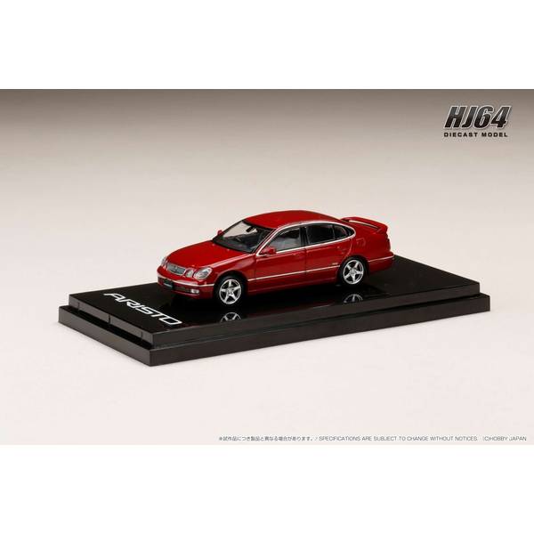 ホビージャパン 1/64 トヨタ アリスト V300 VERTEX EDITION 前期型 レッドマイカ 完成品ミニカー HJ642030R