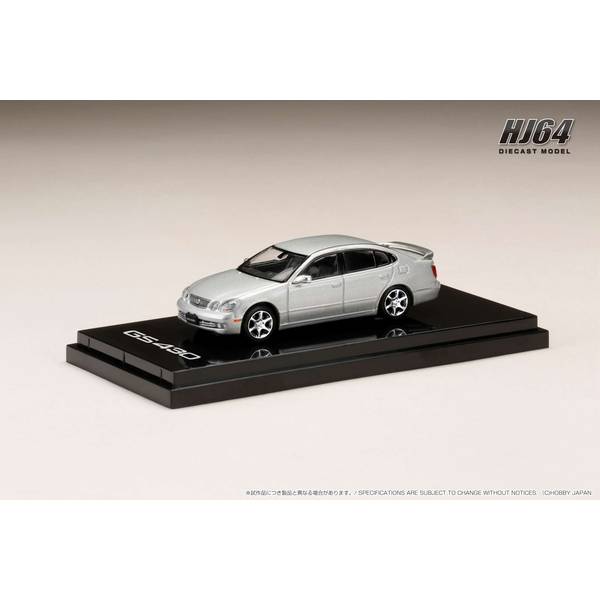 ホビージャパン 1/64 レクサス GS430 シルバーメタリック 完成品ミニカー HJ642030LS
