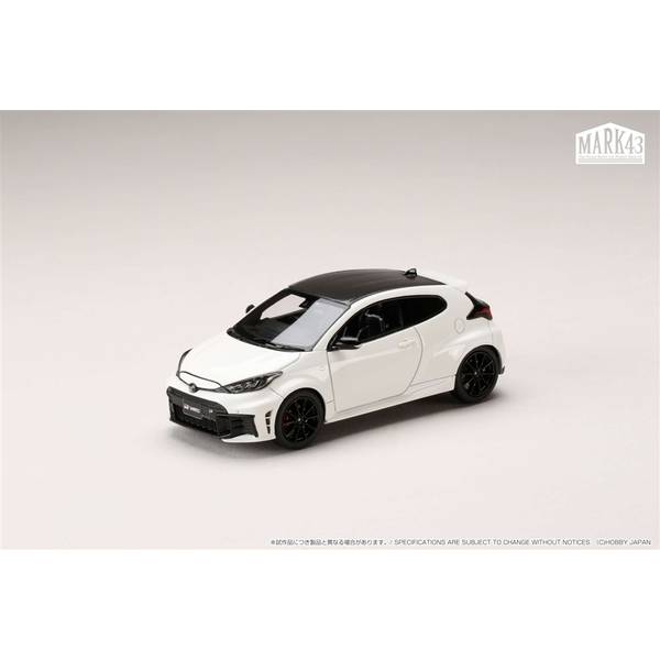 1/43 トヨタ GRヤリス RZ High performance 2024 スーパーホワイト II 完成品ミニカー PM43145BW