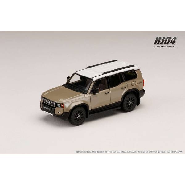 ホビージャパン 1/64 トヨタ ランドクルーザー 1ST EDITION サンド 左ハンドル仕様 完成品ミニカー HJ645081BEW