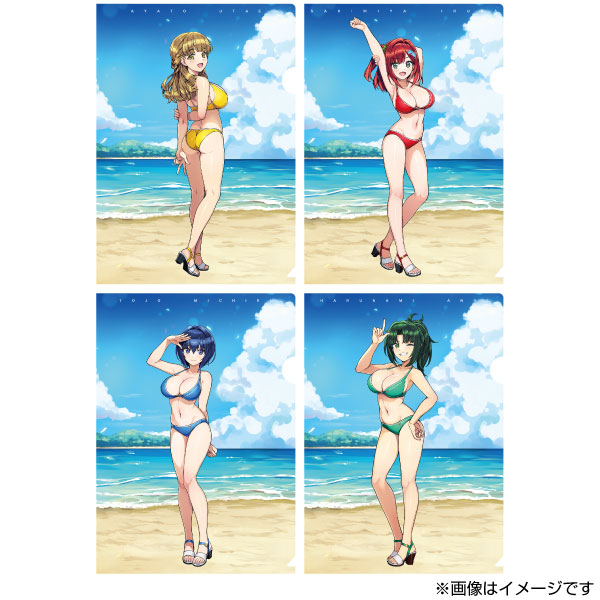 ドルフィンウェーブ クリアファイル4種セット 公式イラスト集Ver.