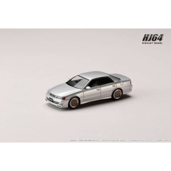 ホビージャパン 1/64 トヨタ チェイサー ツアラー V JZX100 1998/JDM STYLE シルバーメタリック 完成品ミニカー HJ644072S