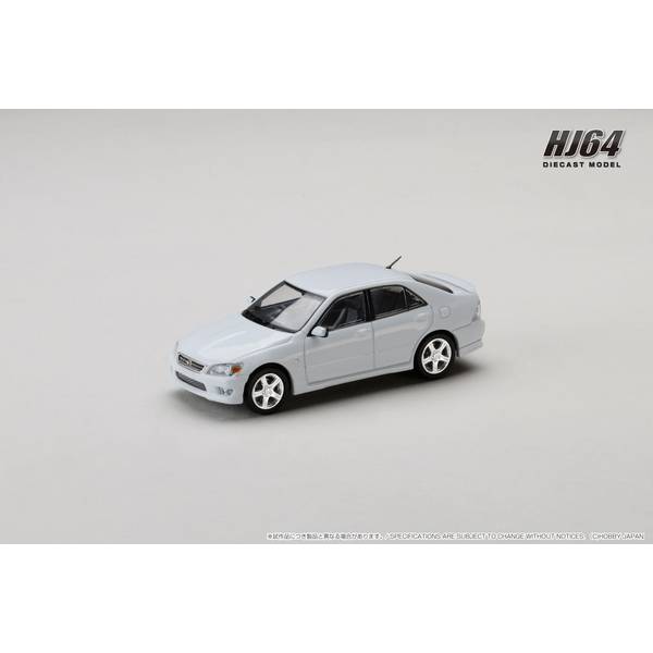 ホビージャパン 1/64 レクサス IS 200 E10 1999 ホワイト 完成品ミニカー HJ643080W