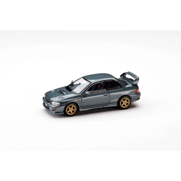 【1月予約】1/64 スバル インプレッサ ピュアスポーツクーペ WRX type R STi Version VI クールグレーメタリック 完成品ミニカー HJ641079GGM