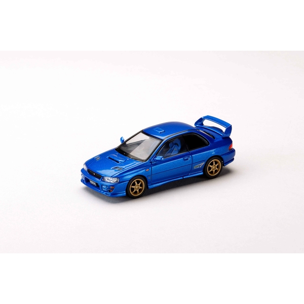 【1月予約】1/64 スバル インプレッサ WRX type R Sti VI Limited ソニックブルーマイカ 完成品ミニカー HJ641079HBL