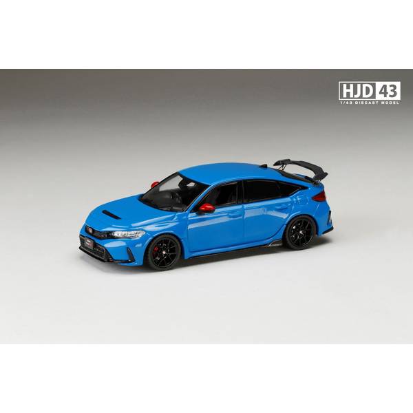 ホビージャパン 1/43 ホンダ シビック TYPE R FL5 RACING BLACK Package 純正オプション装着車 ブルー 完成品ミニカー HJD431004BL