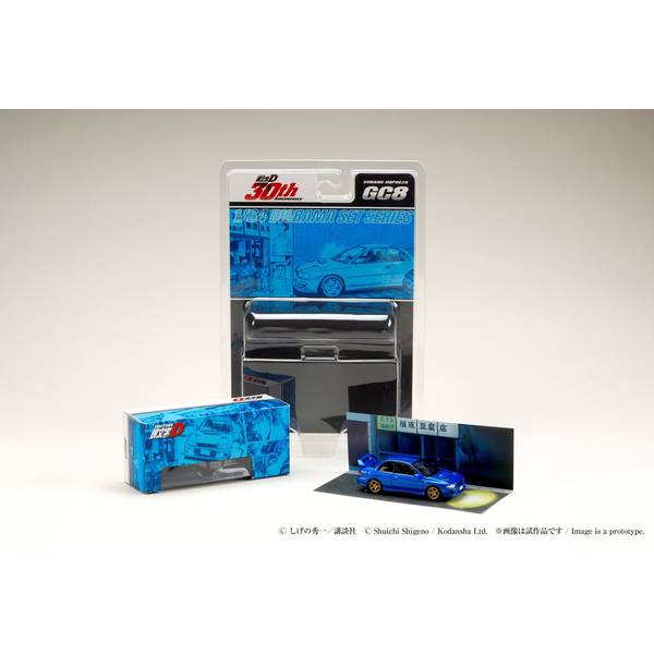 【10月予約】ホビージャパン 1/64 スバル インプレッサ 頭文字D 完成品ミニカー HJDMD011