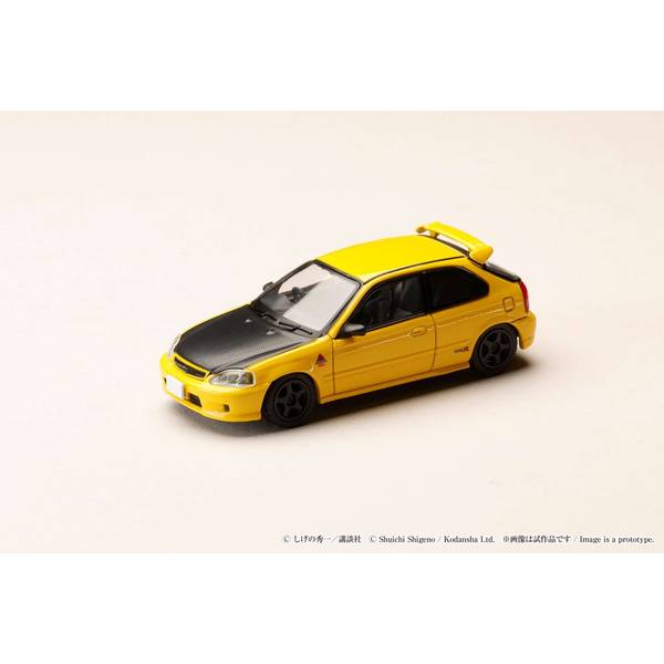 り*ご様 ホンダ シビック EK9 頭文字D 舘智幸最終価格 1/64 ホンダ シビック EK9 東堂塾 頭文字D 舘 智幸 VS 藤原 拓海 完成