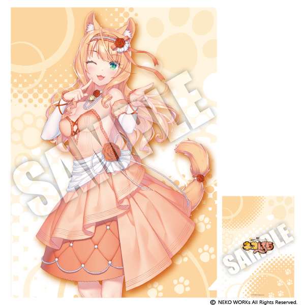 ネコぱら ブラインドクリアファイル SAYORI ART WORKS Ver