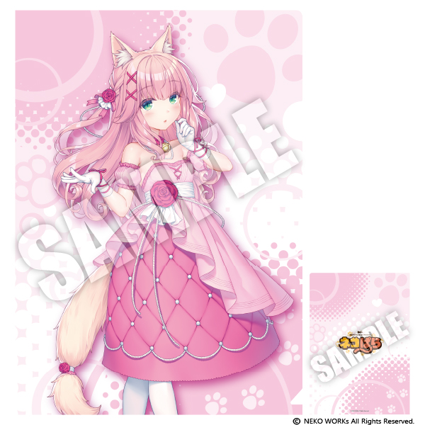 ネコぱら 画集 有償特典 A4キャラファイングラフ NEKO WORKs さより ネコぱら 画集 有償特典 A4キャラファイングラフ NEKO WORKs さより