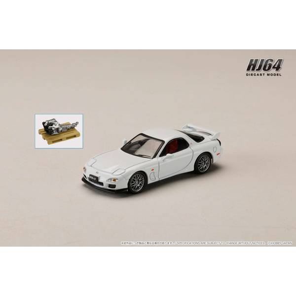 1/64 マツダ RX-7 FD3S SPIRIT R TYPE A エンジンディスプレイモデル付