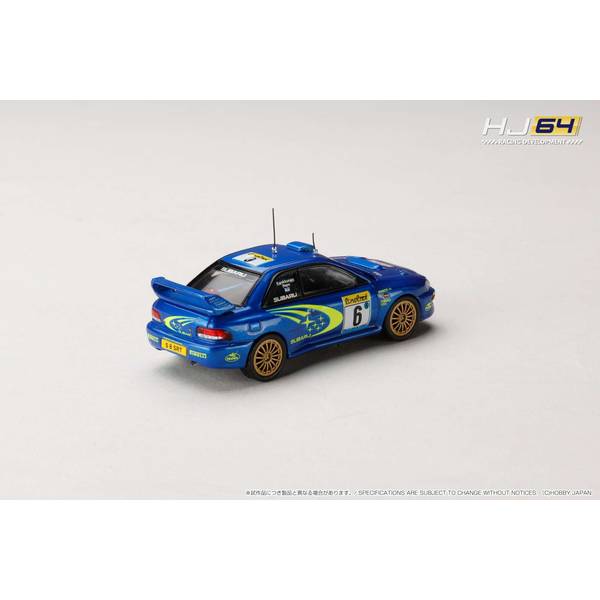 ★ 希少 ★ ホビージャパン バックナンバー 1997年 1-12月 9月予約】ホビージャパン 1/64 スバル インプレッサ WRC No.6