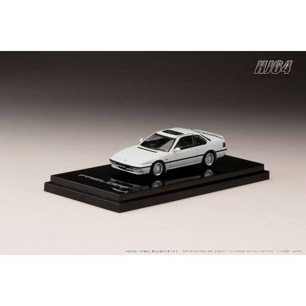 【10月予約】ホビージャパン 1/64 ホンダ プレリュード BA5 SI TCV カスタムバージョン フロストホワイト 完成品ミニカー HJ644002W