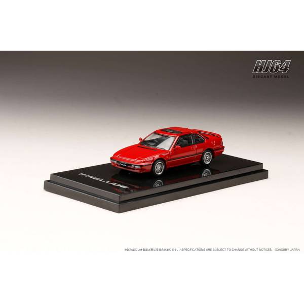 【10月予約】ホビージャパン 1/64 ホンダ プレリュード BA5 SI TCV カスタムバージョン フェニックスレッド 完成品ミニカー HJ644002R