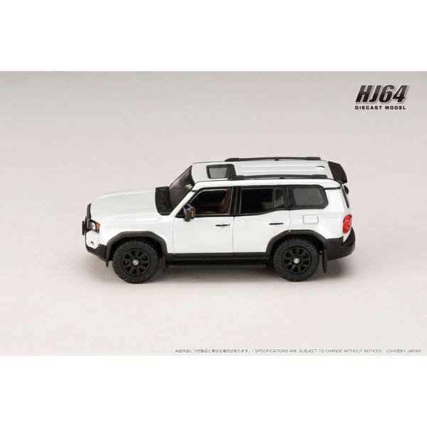 ホワイト・ブラック SUVミニカーセット 1/64 トヨタ ランドクルーザー 250 ZX FIRST EDITION 右ハンドル仕様
