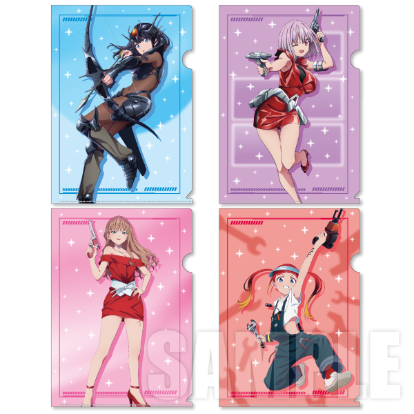 『グリッドマン ユニバース』宇宙船表紙オマージュクリアファイル4枚セット 4981932076065【在庫品】