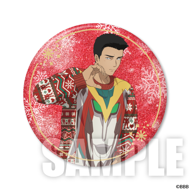 勇気爆発バーンブレイバーン グリッター缶バッジ3個セット