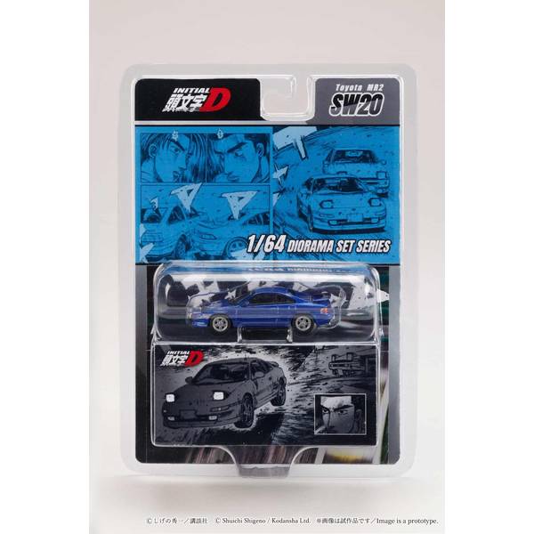 7月予約】ホビージャパン 1/64 トヨタ MR2 SW20 頭文字D 小柏 カイ VS