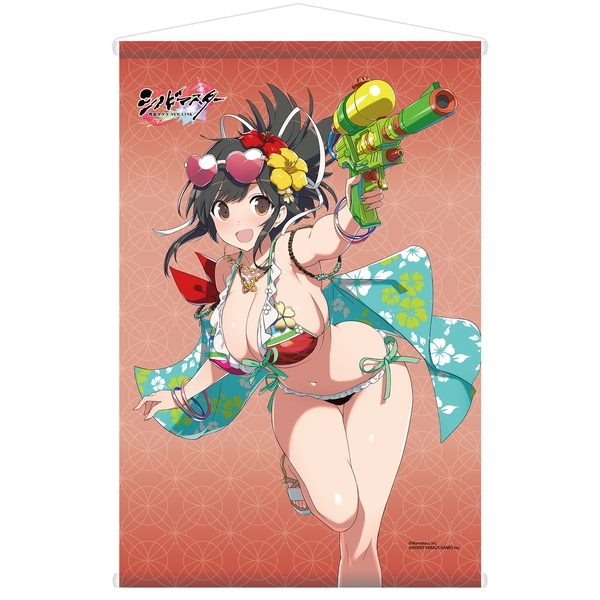 【9月予約】飛鳥 画集描き下ろし水着Ver. B2タペストリー シノビマスター閃乱カグラ NEW LINK キャラグッズ 4981932079264