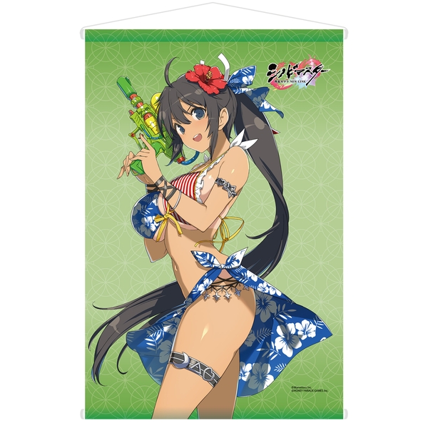 【9月予約】焔 画集描き下ろし水着Ver. B2タペストリー シノビマスター閃乱カグラ NEW LINK キャラグッズ 4981932079271