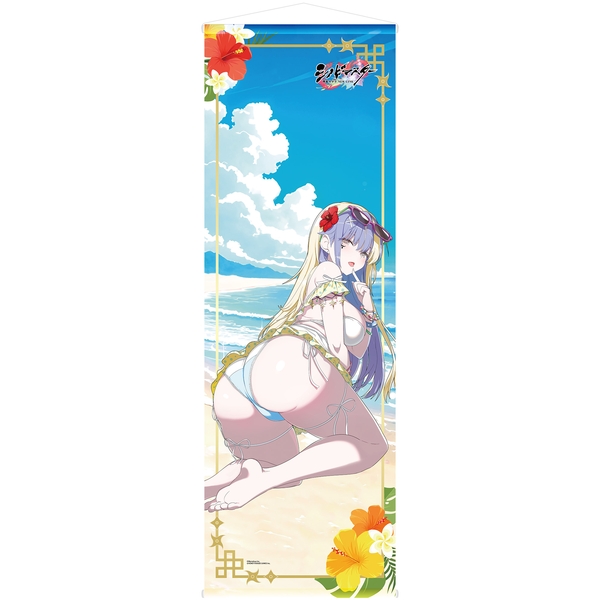 【9月予約】睡蓮 画集描き下ろし水着Ver. 等身大タペストリー シノビマスター閃乱カグラ NEW LINK キャラグッズ 4981932079363