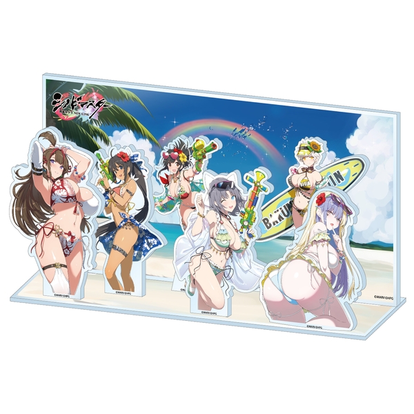 9月予約】アクリルジオラマ 画集描き下ろし水着Ver. シノビマスター閃
