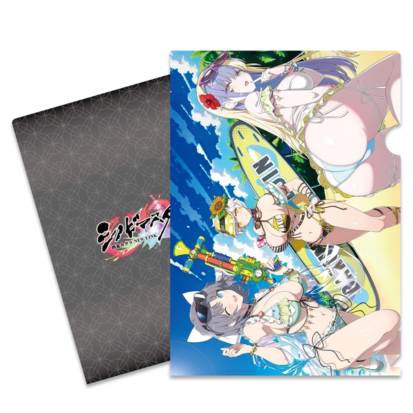 9月予約】A4クリアファイル4枚セット 画集描き下ろし水着Ver.【UNDER