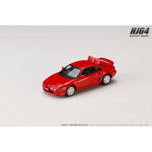 1/64 トヨタ MR2 SW20 GT-S 1996 スーパーレッドII 完成品ミニカー HJ641045R