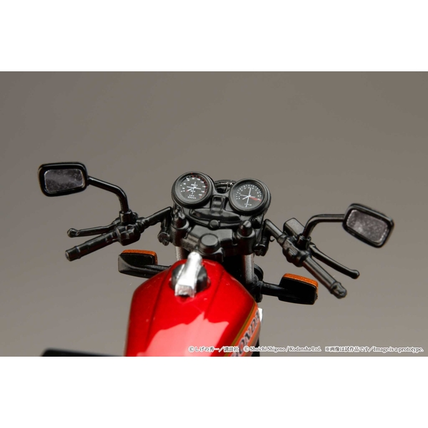 9月予約】1/24 バリバリ伝説 巨摩郡/ホンダ CB750F 後期角ミラー 完成