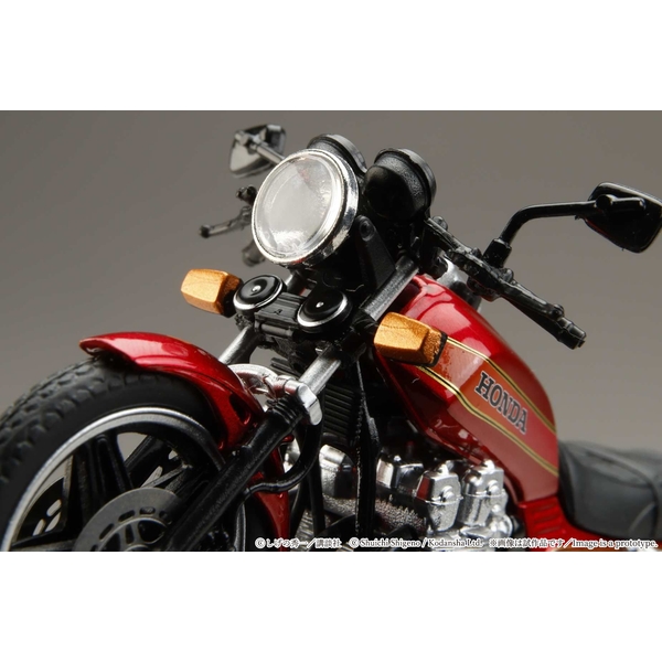 9月予約】1/24 バリバリ伝説 巨摩郡/ホンダ CB750F 後期角ミラー 完成