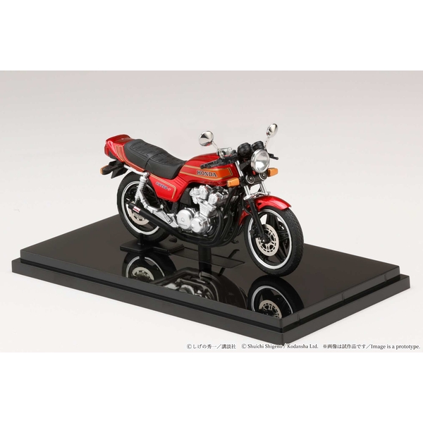 9月予約】1/24 バリバリ伝説 巨摩郡/ホンダ CB750F 前期丸ミラー 完成