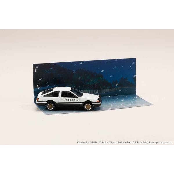 ホビージャパン 1/64 頭文字D FC3S AE86 トレノ 7月予約】ホビージャパン 1/64 トヨタ スプリンタートレノ AE86 頭文字