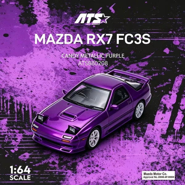 10月予約】1/64 マツダ RX-7 FC3S メタリックキャンディーパープル
