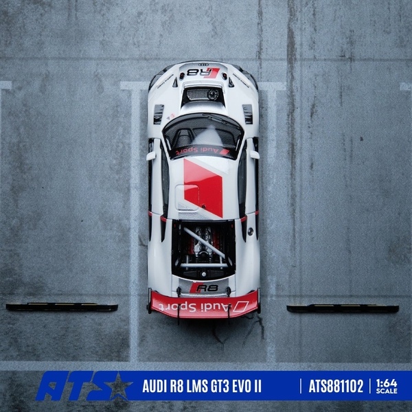 1月予約】1/64 アウディ R8 LMS GT3 EVO II ホワイト 完成品ミニカー