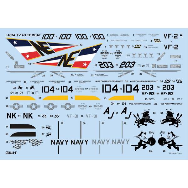 1/48米海軍 F-14D 艦上戦闘機　グレートウォールホビープラモデル Amazon | グレートウォールホビー 1/48 アメリカ F-14D 艦上戦闘