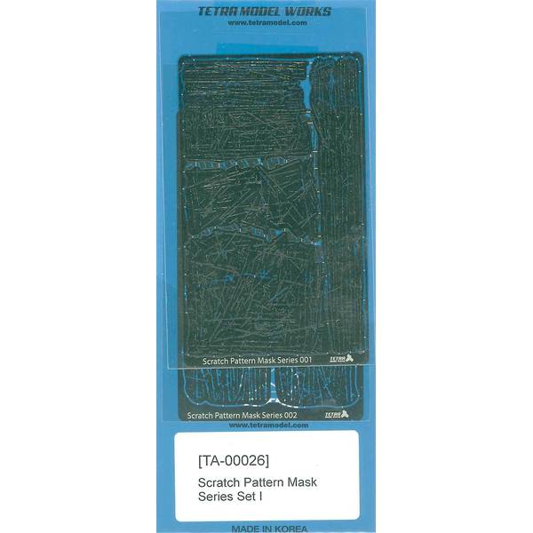 【3月予約】テトラモデル スクラッチパターンマスクセットI 模型用グッズ TA0026