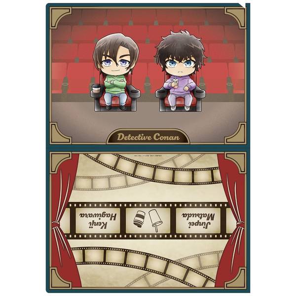 【4月予約】名探偵コナン クリアファイル 萩原研二・松田陣平 ミニキャラ 映画鑑賞 キャラグッズ 4988104165831