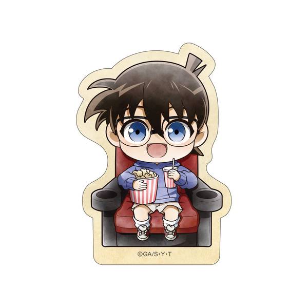 【4月予約】名探偵コナン ステッカー 江戸川コナン ミニキャラ 映画鑑賞 キャラグッズ 4988104165855