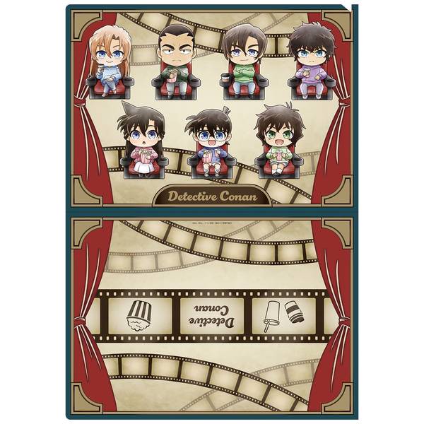 【4月予約】名探偵コナン クリアファイル 集合 ミニキャラ 映画鑑賞 キャラグッズ 4988104166012