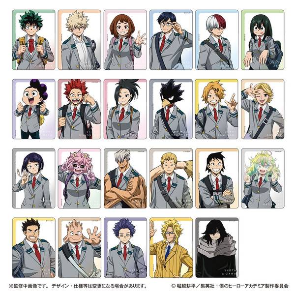 【4月予約】僕のヒーローアカデミア エピローグビジュアル トレーディングフォトカード(2枚入り)[全23種] 20個入BOX キャラグッズ 4991863808291