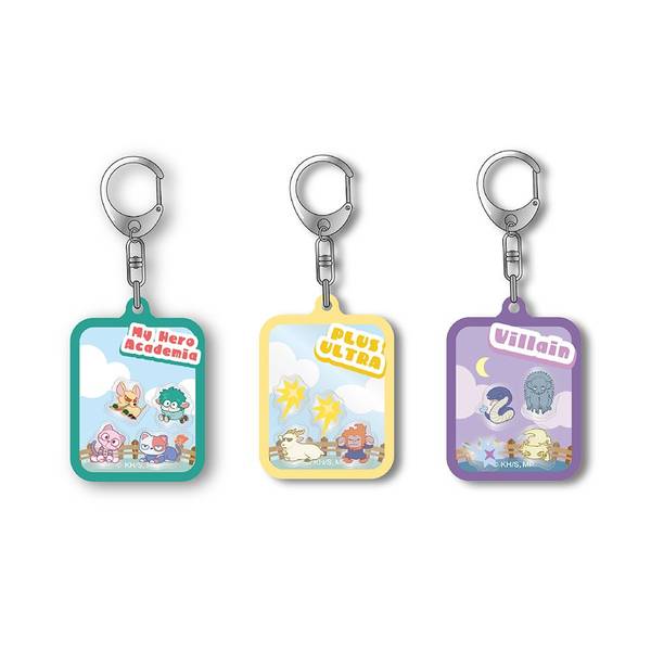 まっちゃん(*´꒳`*) シャカシャカキーホルダー 僕のヒーローアカデミア アニマルシリーズ シャカシャカアクリル