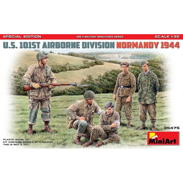 【3月予約】ミニアート 1/35 アメリカ第101空挺師団(1944年ノルマンディー)特別版 スケールモデル MA35475