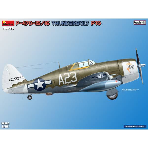 3月予約】ミニアート 1/48 P-47D-15/16 サンダーボルト 太平洋戦線