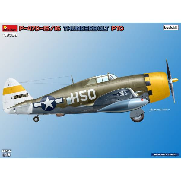 3月予約】ミニアート 1/48 P-47D-15/16 サンダーボルト 太平洋戦線